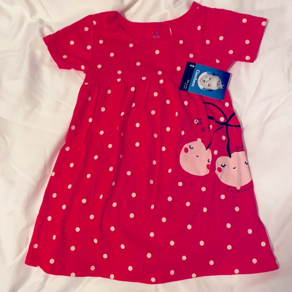 NWT! Polka dot dress with bloomers size 24 months